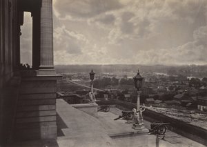 国会議事堂から見たナッシュビル、1860年代。 作： George N. Barnard