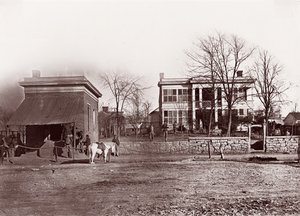 プロボスト元帥本部、チャタヌーガ、カリフォルニア州。 1864年。 作： George N. Barnard