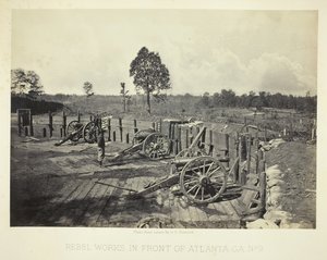 ジョージア州アトランタの前の反乱軍の作品、No. 2、1864。