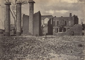 サウスカロライナ州コロンビアの遺跡 No. 2、1860 年代。 作： George N. Barnard