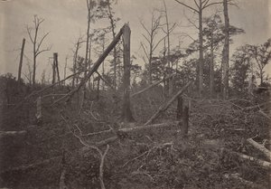 ヘル ホール ニュー ホープ教会、ジョージア州、1860 年代。 作： George N. Barnard
