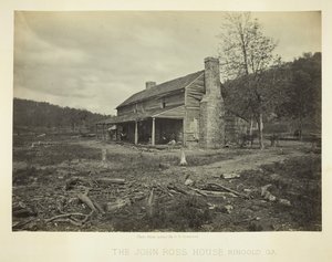 ジョン ロス ハウス、リングゴールド、ジョージア州、1866 年。 作： George N. Barnard
