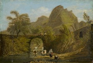 ダイナス・ロックと橋」1820年