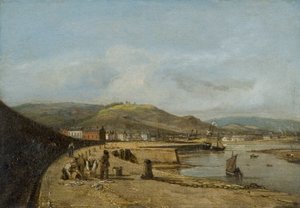西桟橋からのスワンジー」1820年