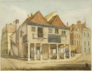The Old Corn Market on the Quay（鉛筆・水彩・紙 作： George Orleans Delamotte
