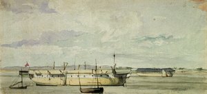 1844年9月4日、シアーネスにて。 作： George Pechell Mends