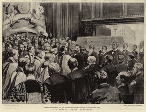 グラッドストーン氏の葬儀 作： George Percy Jacomb Hood
