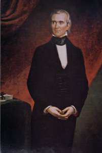 ジェームズ・ノックス・ポーク（1795-1849）（カラーリトグラフ 作： George Peter Alexander (after) Healy