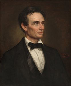エイブラハム・リンカーン、1860年。 作： George Peter Alexander Healy