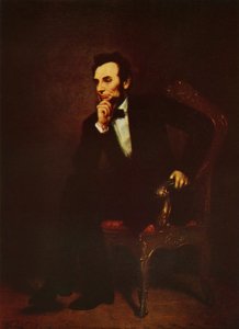 ジョージピーターアレクサンダーヒーリーのエイブラハムリンカーン 作： George Peter Alexander Healy