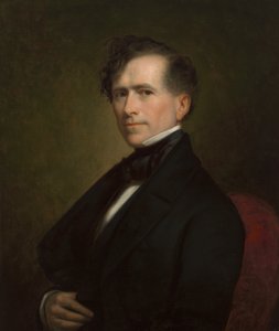 フランクリン・ピアース、1853年。 作： George Peter Alexander Healy