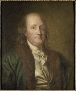 フランス語  ベンジャミン・フランクリン（1706-1790） Benjamin Franklin (1706-1790) 作： ジョージピーターアレクサンダーヒーリー