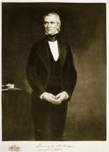 ジェームズK.ポーク（1795-1849）、アメリカ合衆国の第11代大統領、パブ。 1901（グラビア） 作： George Peter Alexander Healy