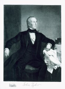 ジョンタイラー、アメリカ合衆国の第10代大統領、パブ。 1901（グラビア）（102588も参照） 作： George Peter Alexander Healy