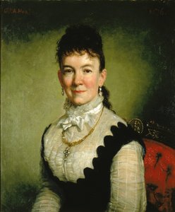 アルバート・J・マイヤー夫人 キャサリン・ウォルデン、1876年。 作： George Peter Alexander Healy