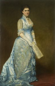 エマ・サースビーの肖像（1845-1931）、1879 作： George Peter Alexander Healy