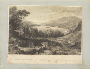 Derwent＆Bassenthwaite Lakes、-Keswick＆Skiddaw in the Distance、カンバーランド。