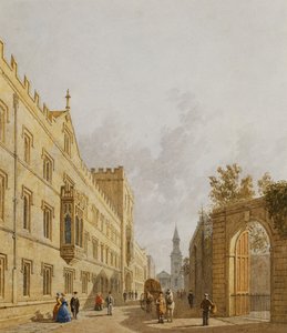 エクセターカレッジ、オックスフォード、1848 作： George Pyne