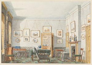 オックスフォードのジョージ・ジェームズ・ドラモンドの部屋、1853年