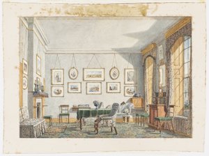オックスフォードのジョージ・ジェームズ・ドラモンドの部屋、1853年