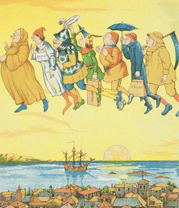 曜日、Rumpelstiltskinのイラスト 作： George R. Halkett