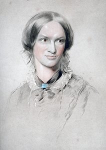 シャーロットブロンテ、イギリスの小説家、1850年。 作： George Richmond