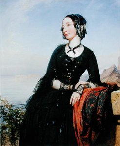 シュルーズベリー伯爵夫人 作： George Richmond
