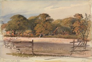 マーゲイト、1850 年 10 月 2 日。 作： George Richmond