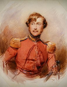 エドワード・チャールズ・フレッチャーの肖像（水彩・紙） 作： George Richmond