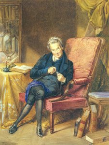 ウィリアム・ウィルバーフォースの肖像（1759-1833）1833年（紙に水彩） 作： George Richmond