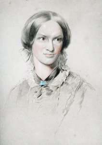作家シャーロット・ブロンテの肖像、1816～1855年頃。 1850年。