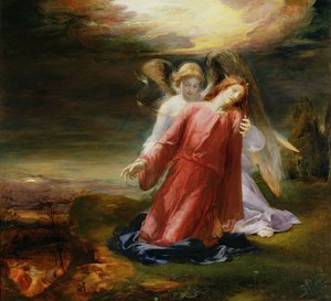 庭の苦悶 作： George Richmond