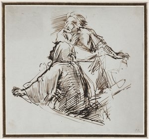 二人の男性像、1829年頃 作： George Richmond