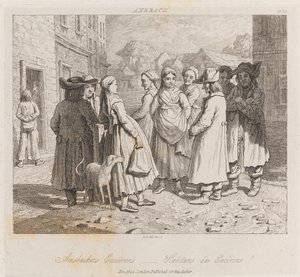 アンスバッハ、アンスバッハ、1821年頃（エッチング） 作： George Robert Lewis