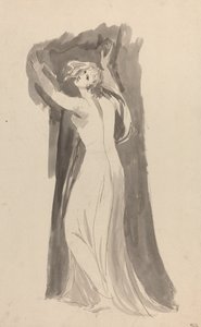 「テンペスト」のためのミランダの習作 作： George Romney