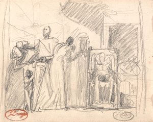 人間の生涯：老齢期 作： George Romney