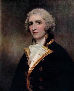 キャプテンウィリアムベンティンク1764-1813、海軍司令官、1787-1788 1910年。 作： George Romney