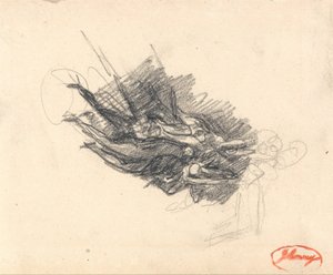 キリストの誘惑を受ける悪魔たち 作： ジョージ・ロムニー