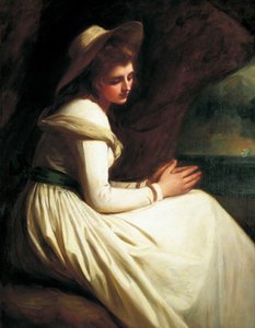エマ・ハート、後のハミルトン夫人（1761年頃-1815年） 作： George Romney