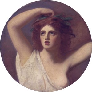 エマ、カサンドラ役のハミルトン夫人 作： George Romney