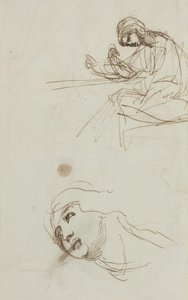 『フィギュア・スタディーズ』［裏］ 作： George Romney