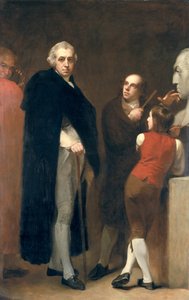 ジョン・フラックスマン（1755-1826）のウィリアム・ヘイリー（1745-1820）の胸像のモデル化、1791-92年