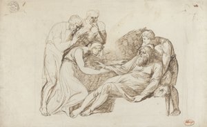 コーデリアによって目覚めたリア 作： George Romney