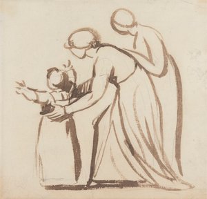 歩くことを学ぶ 作： George Romney