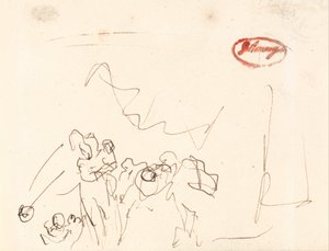緩やかに描写された数字 作： ジョージ・ロムニー