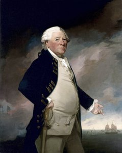 ハイド・パーカー副提督の肖像 作： George Romney