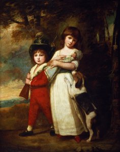 ヴァーノン家の子供たちの肖像 作： George Romney