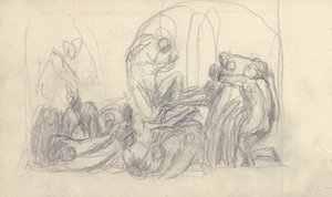 スケッチブックの描画 作： George Romney