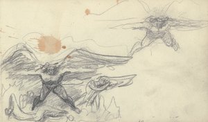 スケッチブックの描画 作： George Romney