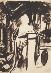 エリザベス・モンソン夫人の肖像画の下絵 作： George Romney